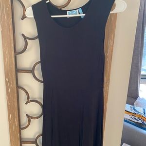 Black sleeveless sundress